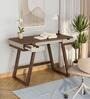 Witten Solid Wood Study Table in Irish Walnut Finish