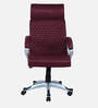 Wiwneags High Back Executive Chair In Maroon Colour