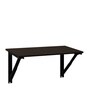 Wizard Wall Mounted Table in Dark Brown