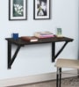 Wizard Wall Mounted Table in Dark Brown