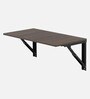 Wizard Wall Mounted Foldable Study Table in Acacia Dark Colour