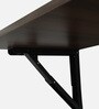 Wizard Wall Mounted Foldable Study Table in Acacia Dark Colour