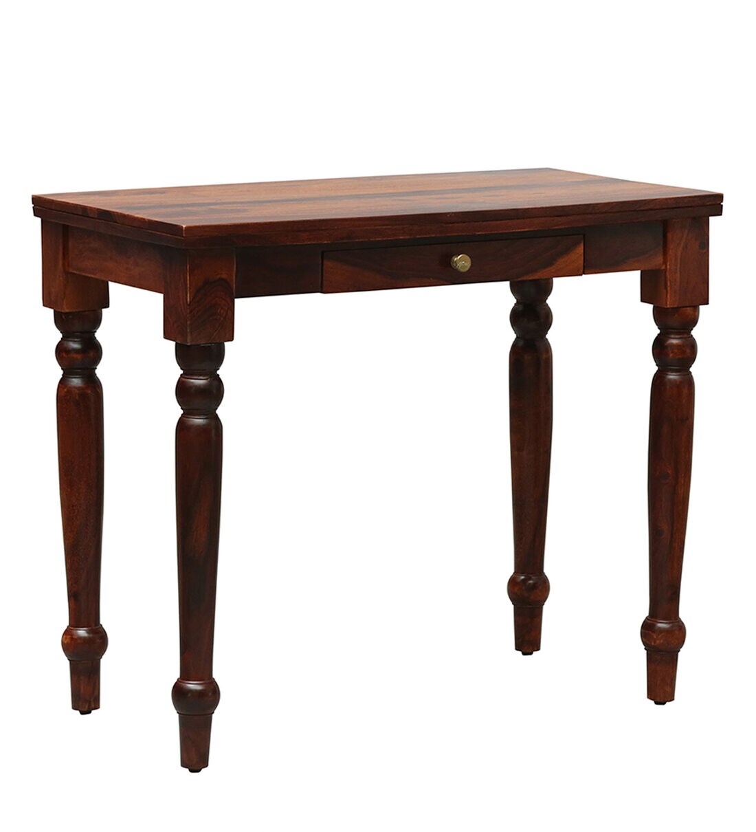 Buy Bryher Sheesham Wood Writing Table In Honey Oak Finish By Amberville Online Traditional