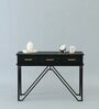 Ziggy Metal Study Table In Black Colour