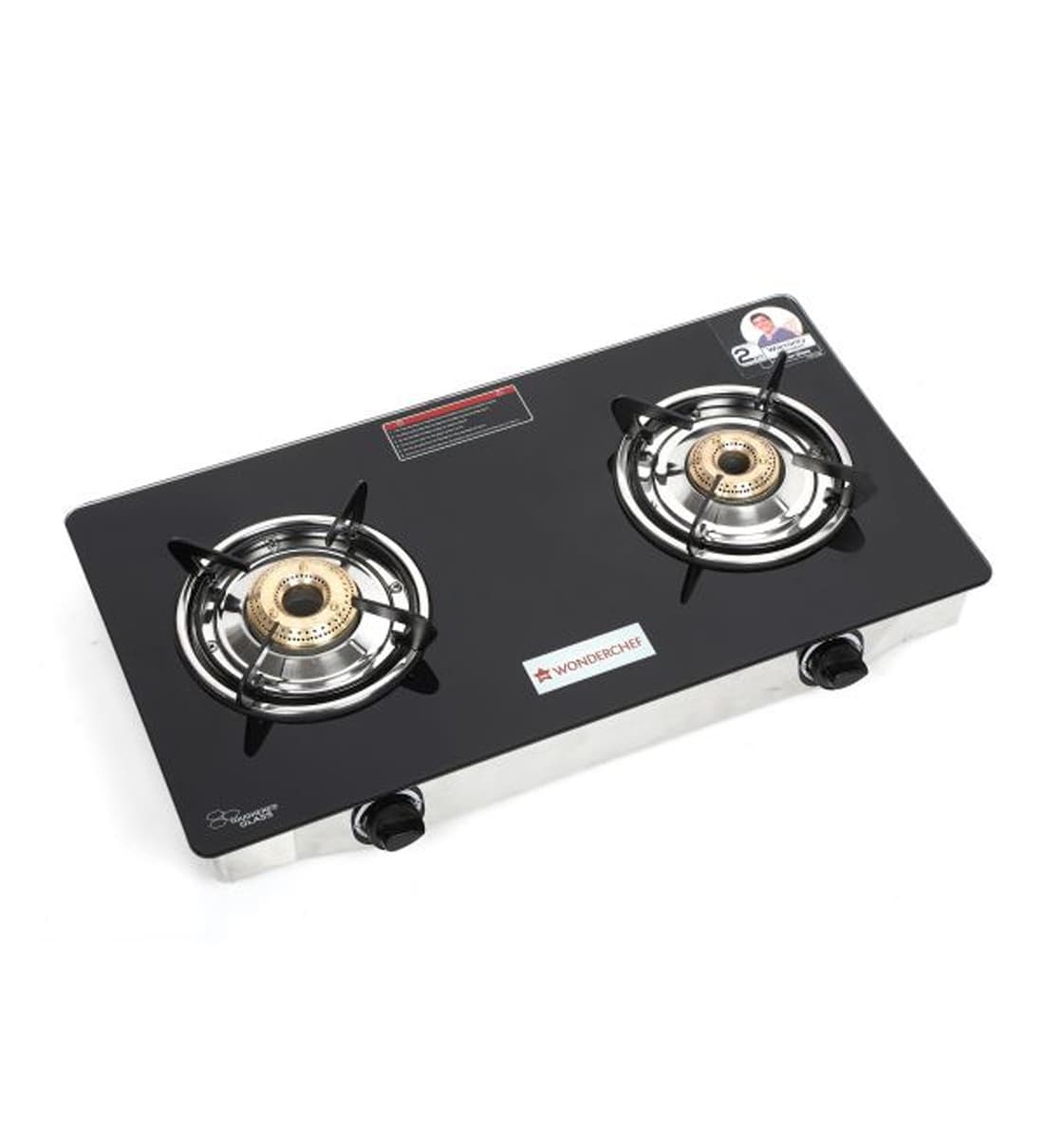 wonderchef gas stove 2 burner