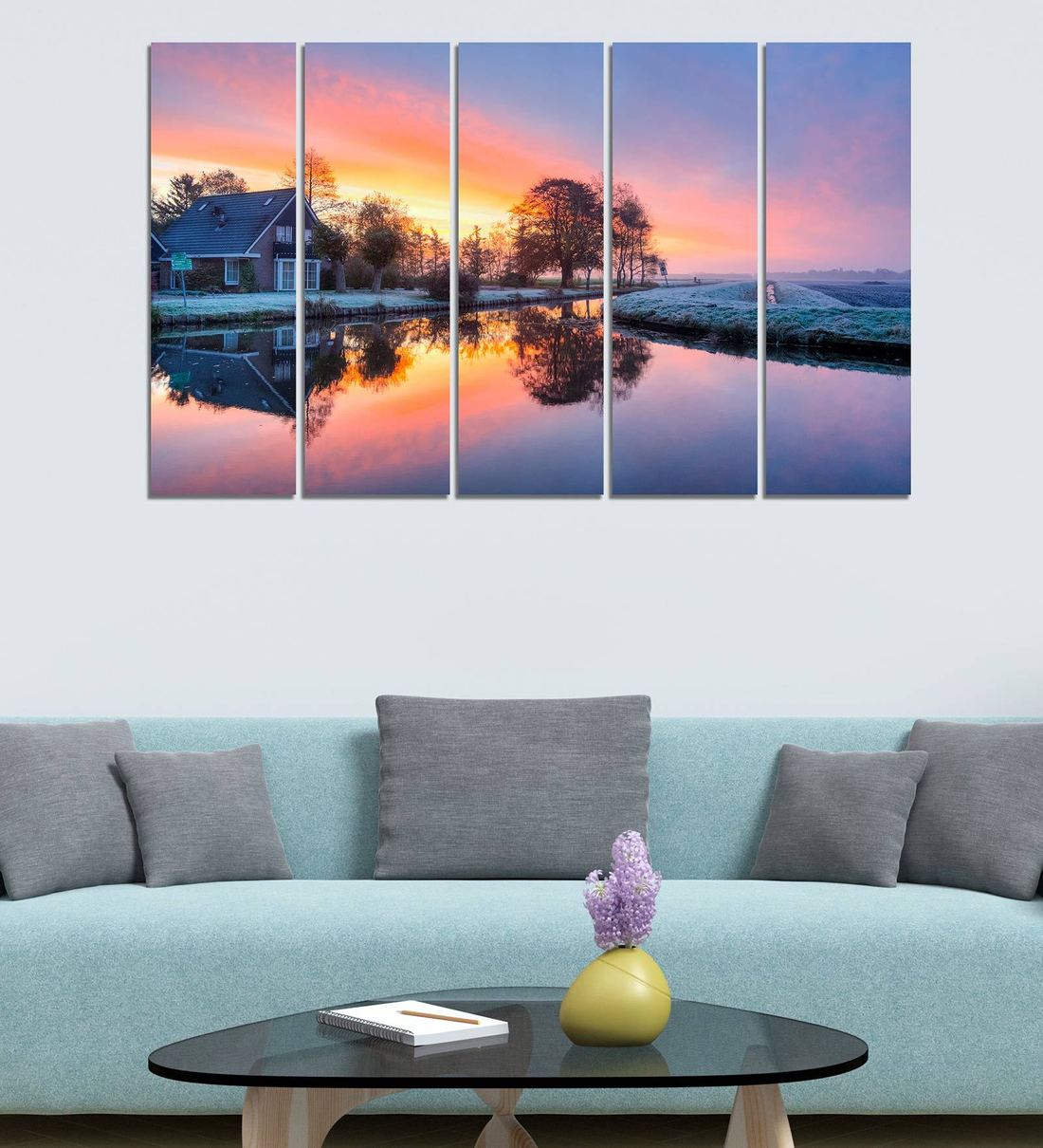 Nature Wall Pictures For Living Room / Large Nature Wall Art 4 Seasons