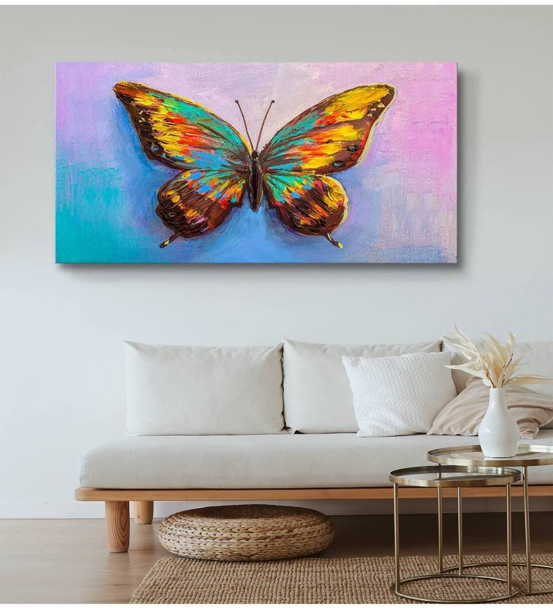 Buy Wooden Stretched Beautiful Butterfly Wall Prints at 16% OFF by ...