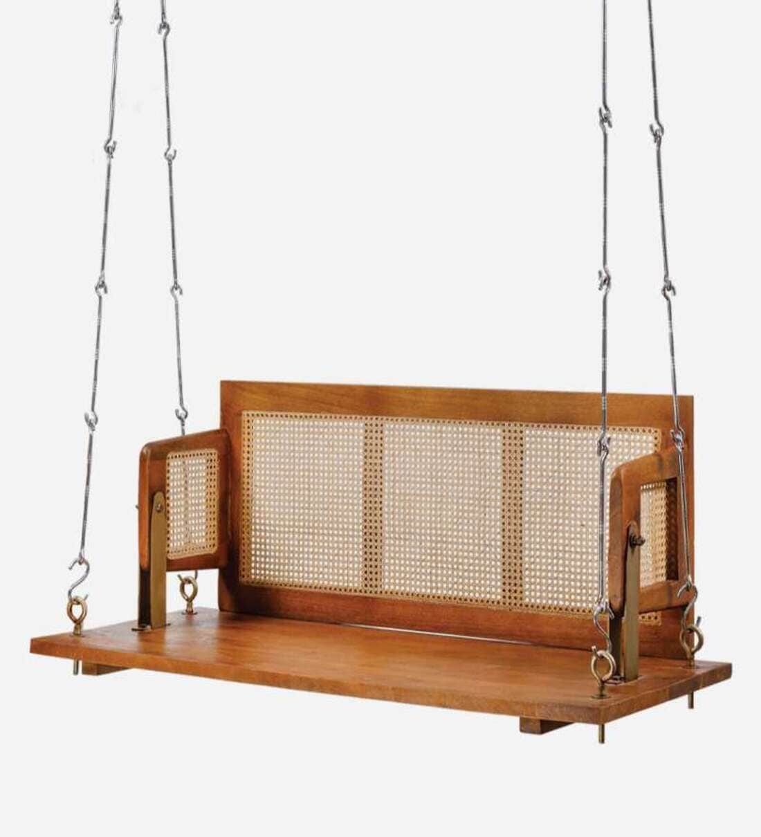 Buy M-39 Teak Wood Swing In Natural Teak Finish at 25% OFF by