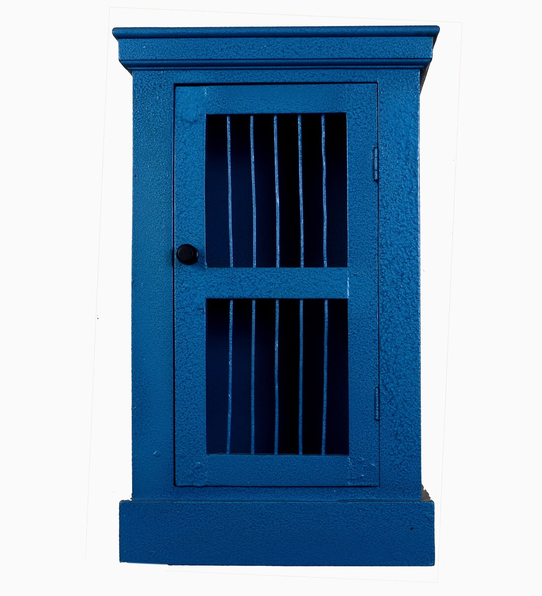 Buy Wooden Wall In Distress Blue By Art Of Jodhpur Online