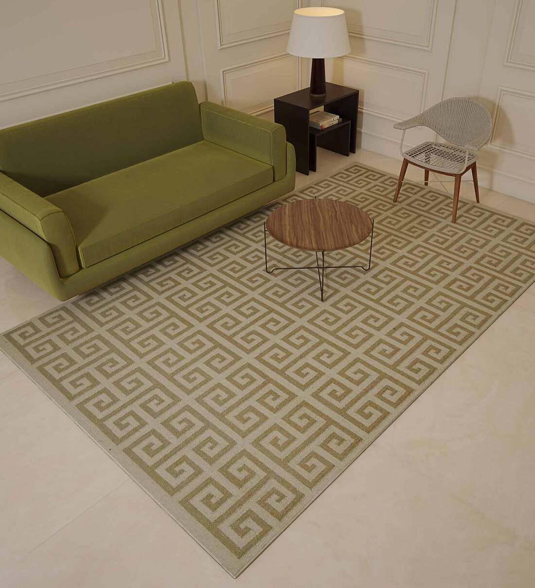 Buy Wool 5 ft x 8 ft Hand Woven Dhurrie by Jaipur Rugs at 5 OFF by