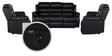 Wonderell Electric Recliner Set (3+1+1) In Black Colour