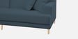 Woody Fabric 2 Seater Sofa In Cobalt Blue Colour Woody Fabric 2 Seater Sofa In Cobalt Blue Colour
