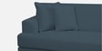 Woody Fabric 2 Seater Sofa In Cobalt Blue Colour Woody Fabric 2 Seater Sofa In Cobalt Blue Colour
