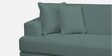Woody Fabric 2 Seater Sofa In Pista Green Colour