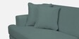 Woody Fabric 2 Seater Sofa In Pista Green Colour