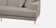 Woody Fabric 3 Seater Sofa In Camel Beige Colour