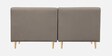 Woody Fabric 3 Seater Sofa In Camel Beige Colour