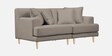 Woody Fabric 3 Seater Sofa In Camel Beige Colour