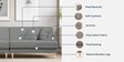 Woody Fabric 3 Seater Sofa In Camel Beige Colour