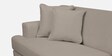 Woody Fabric 3 Seater Sofa In Camel Beige Colour