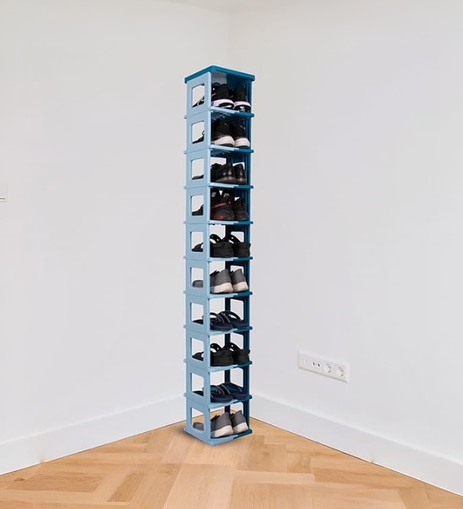 Blue Wonder Foldable Shoe Organiser Step 10