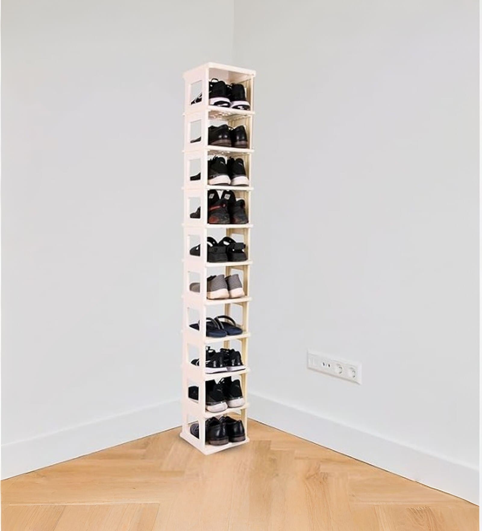 Pink Wonder Foldable Shoe Organiser Step 10