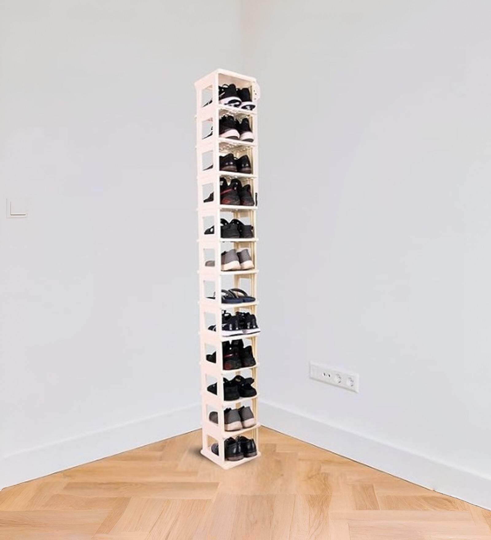 Pink Wonder Foldable Shoe Organiser Step 12