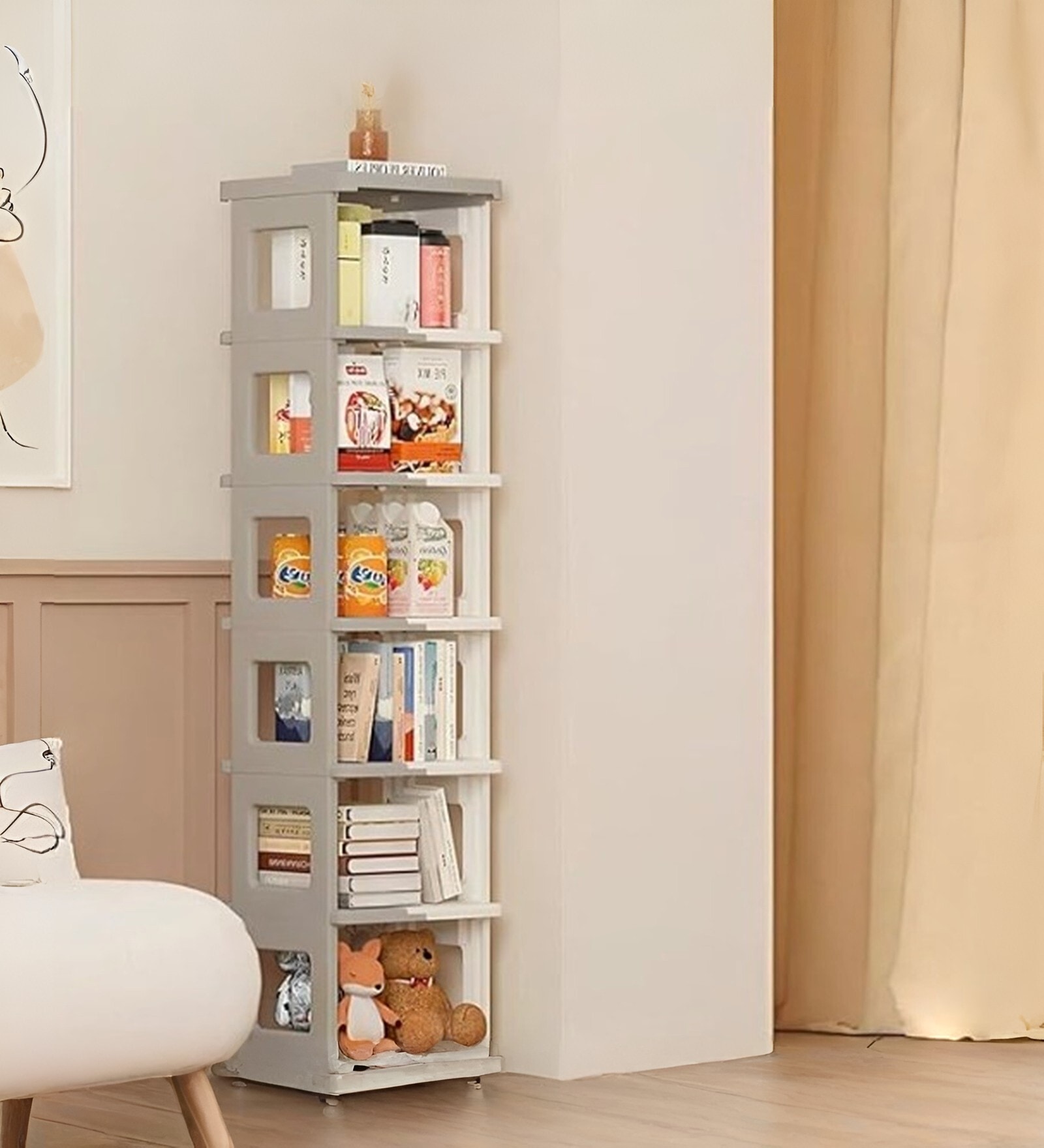 Cream Wonder Foldable Shoe Organiser Step 6