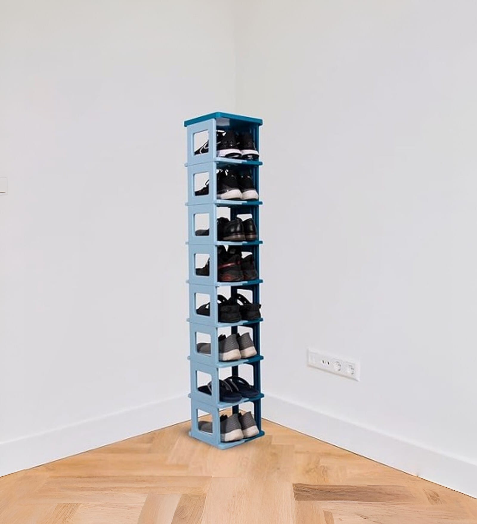 Blue Wonder Foldable Shoe Organiser Step 8