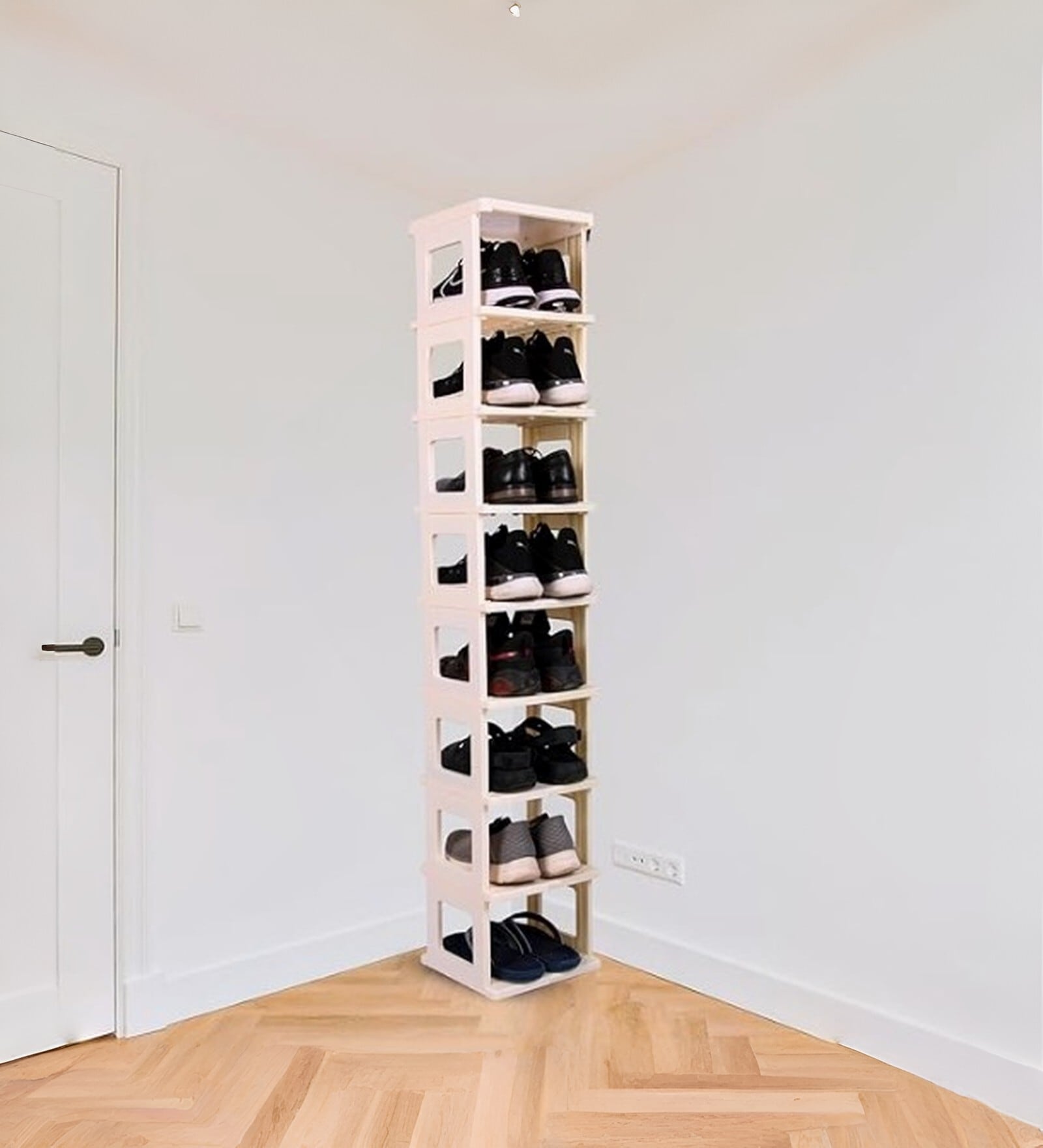 Pink Wonder Foldable Shoe Organiser Step 8