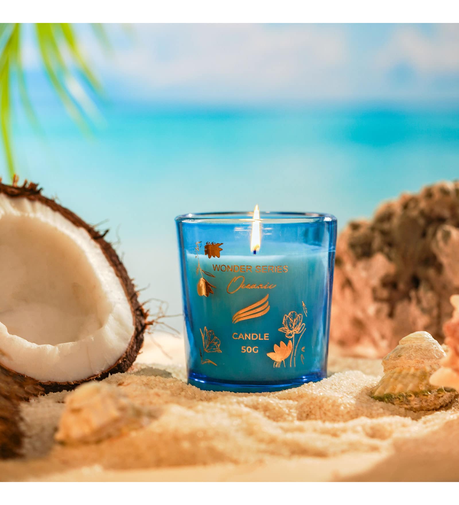 Wonder Series Shot Glass Candle (Oceanic)