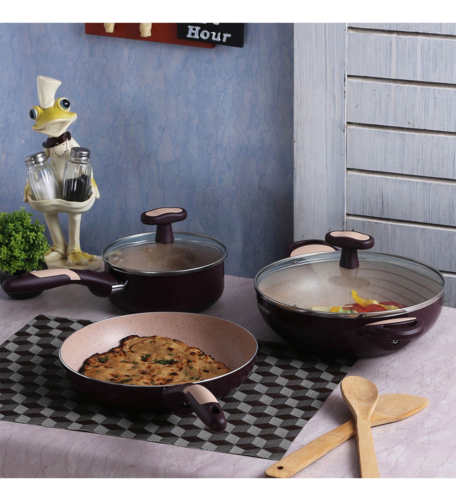 Buy Aluminium Cookware Set of 3 at 23 OFF by Wonderchef Pepperfry