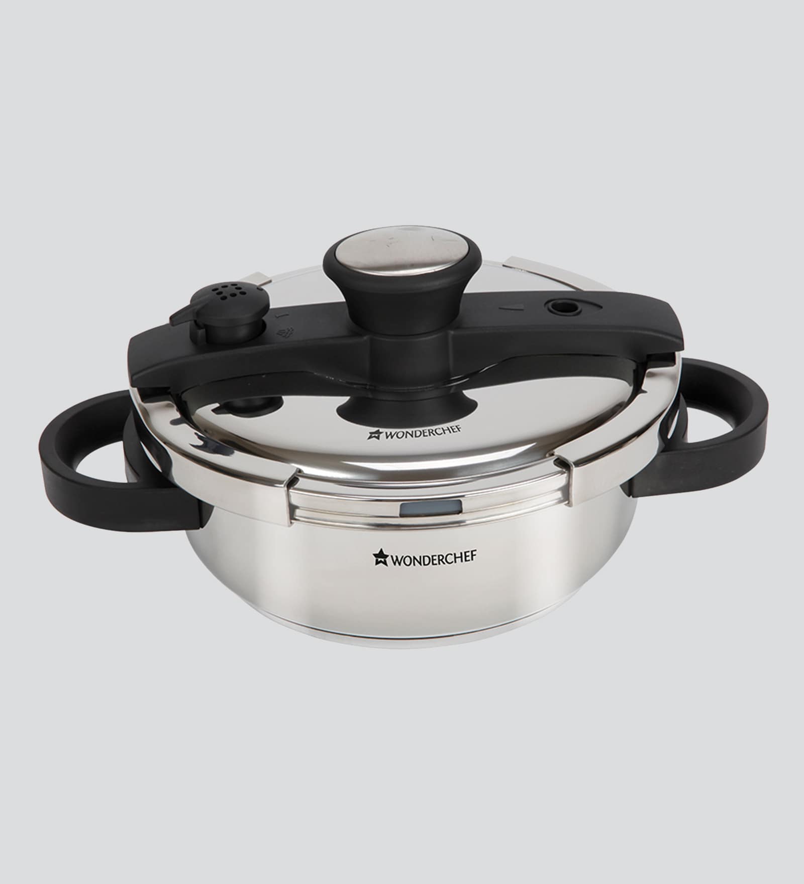 Easy Lock Pressure Cooker 3L Silver in Stainless Steel