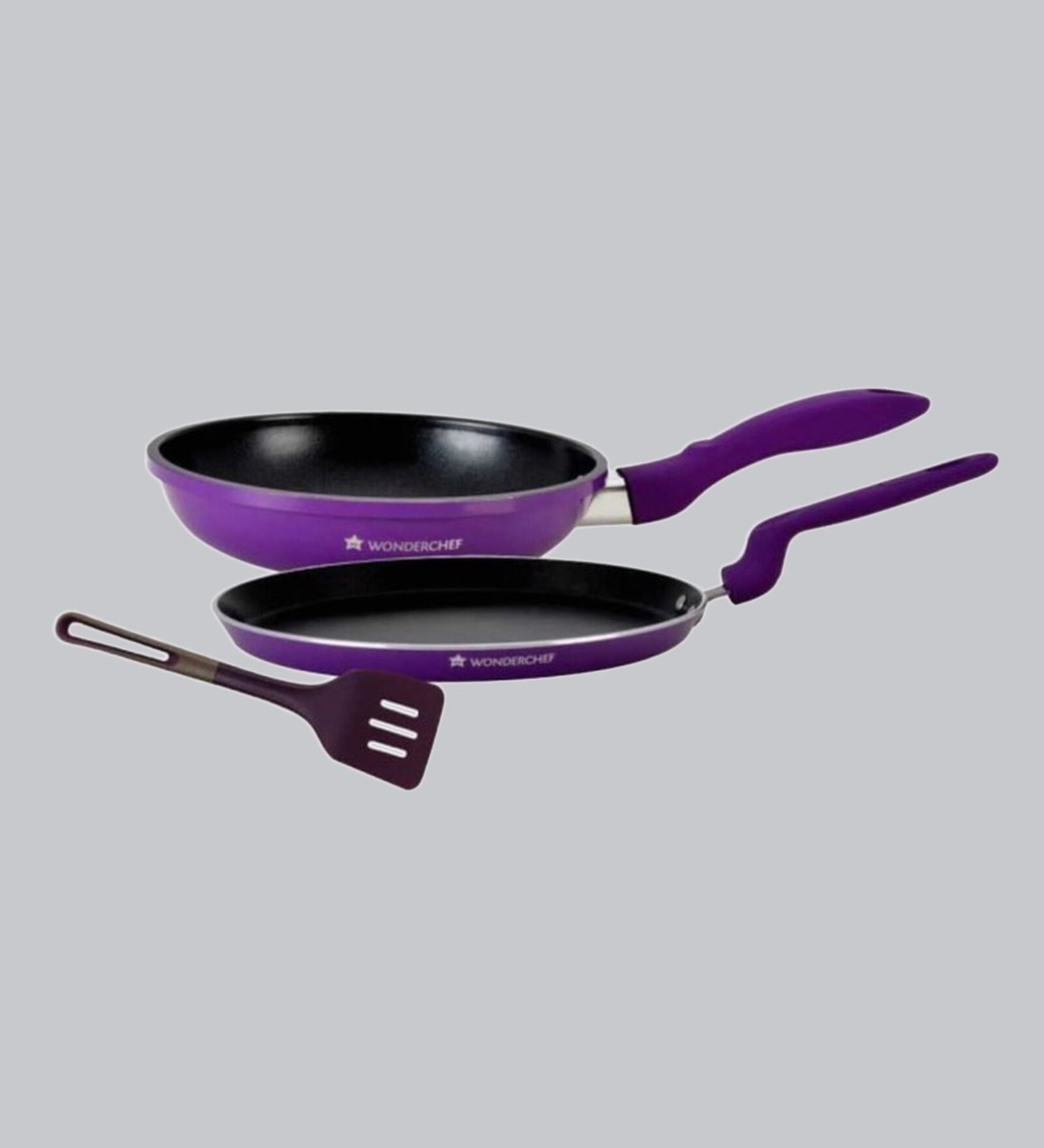 Buy Elite Aluminium Non-Stick Cookware-Set of 3 Online - Discontinued ...