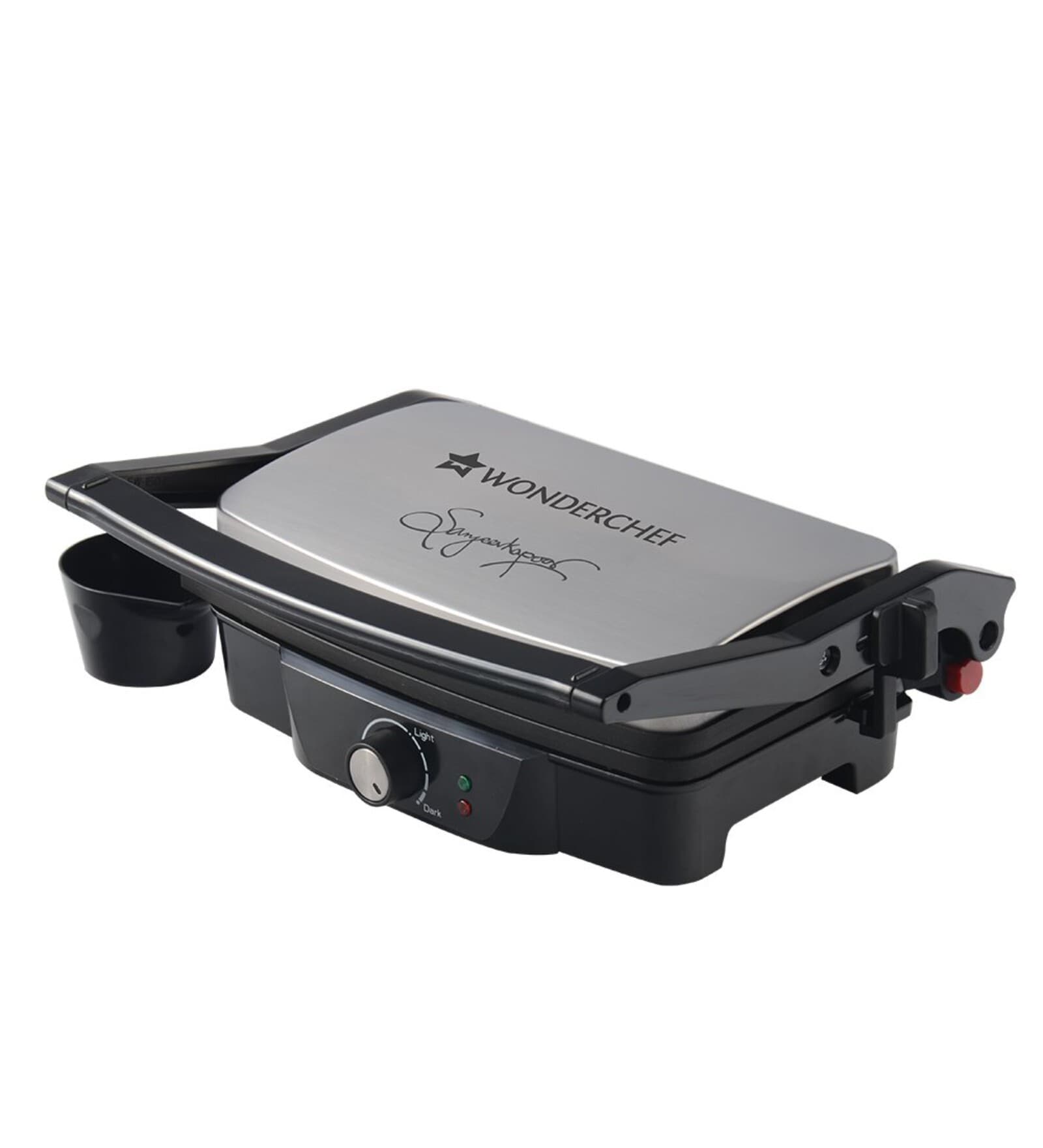 Wonderchef Family Size Plus 1600W Grill Sandwich Maker (Silver & Black)