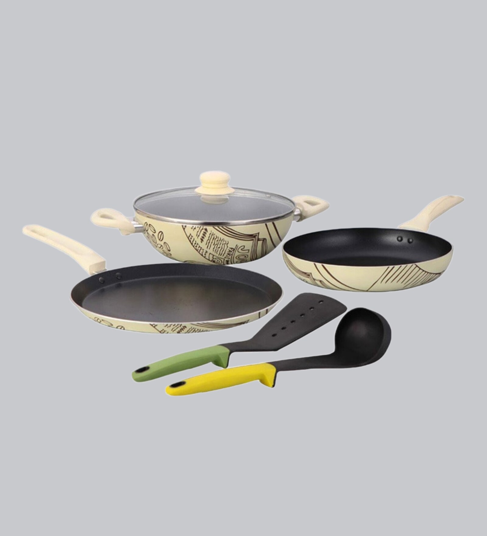 Picasso Aluminium Cookware- Set of 5