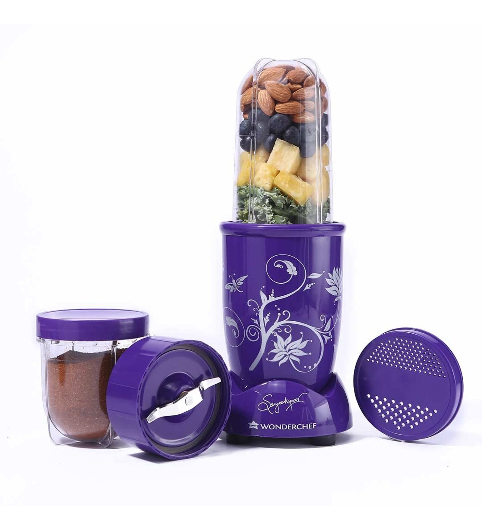 Buy Wonderchef SS Blades 400W 2 Jar Nutri Blend Mixer Grinder & Blender