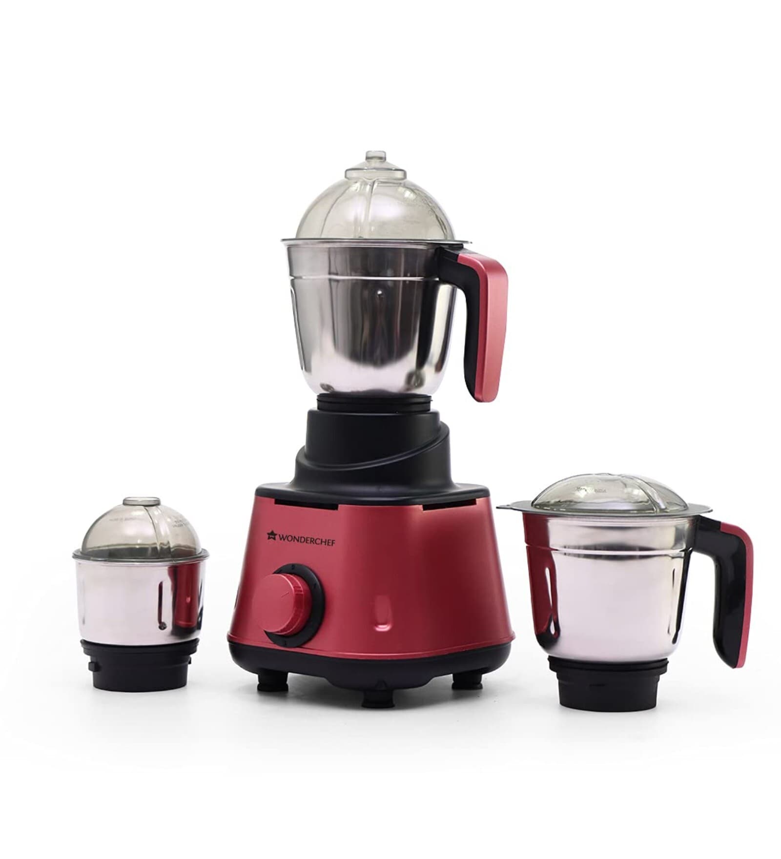 Wonderchef Sumo Mixer Grinder 600W with 3 Stainless Steel Jars & Ergonomic Handles