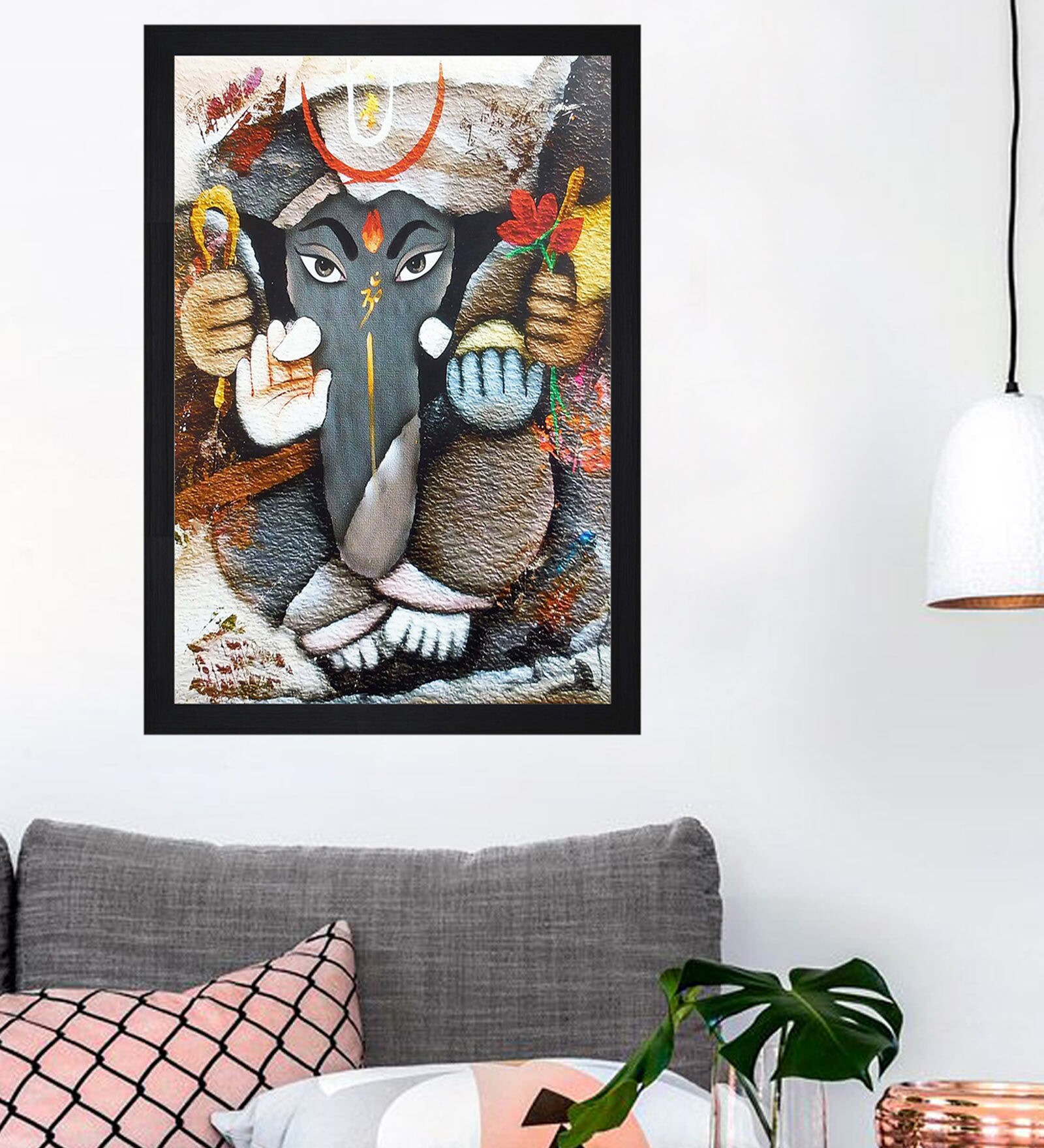 Buy Wooden Framed Art Print In Grey By Chaque Decor at 83 OFF by