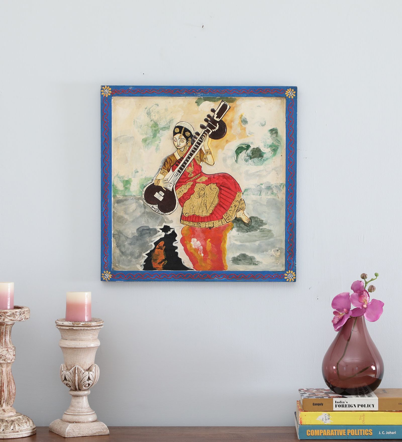 Multicolour MDF wall Art