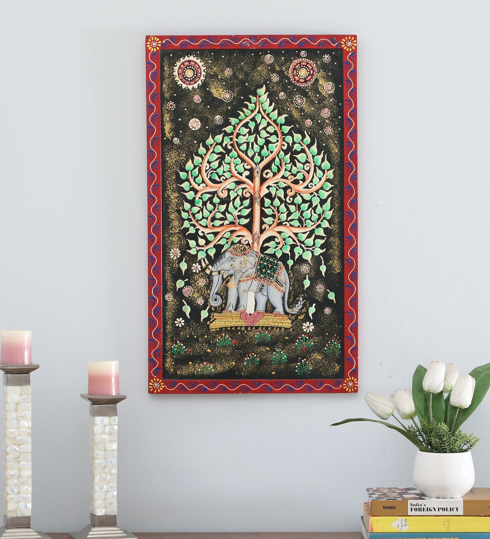 Multicolour MDF Wall Art