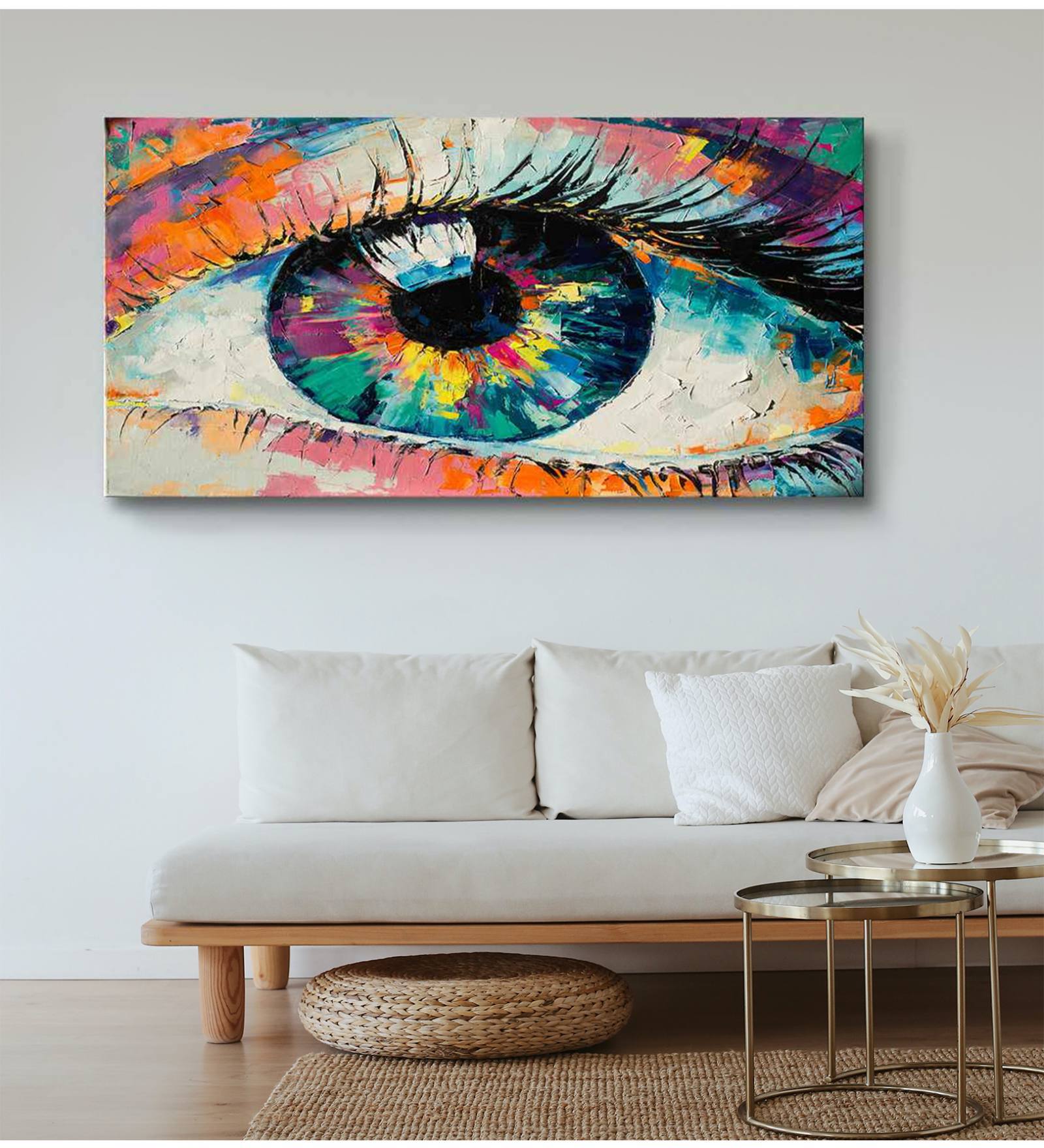 Wooden Stretched Canvas Framed Art Print