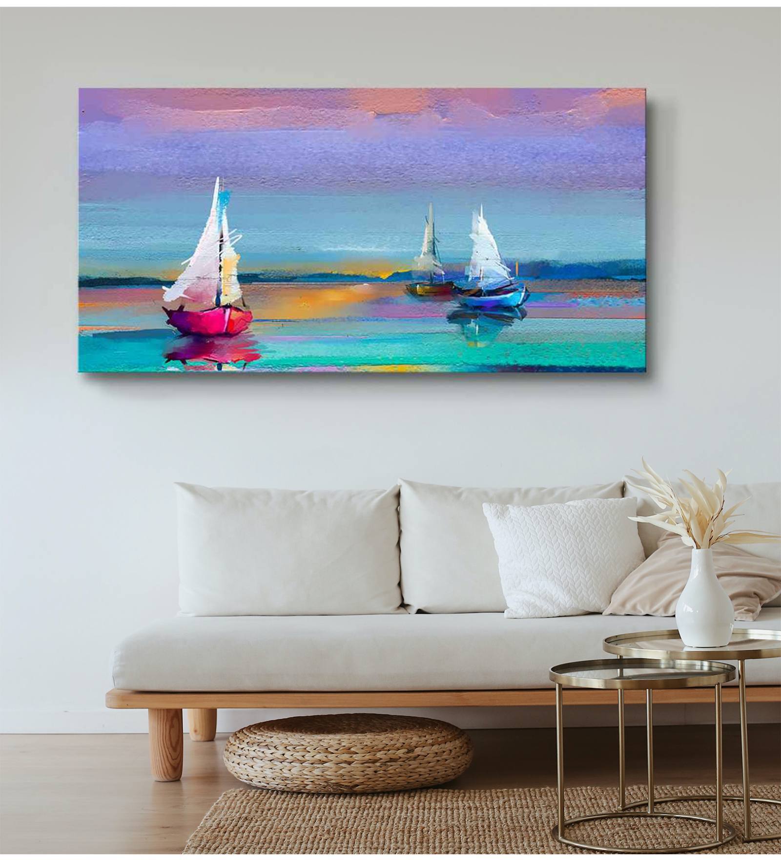 Wooden Stretched Canvas Framed Art Print