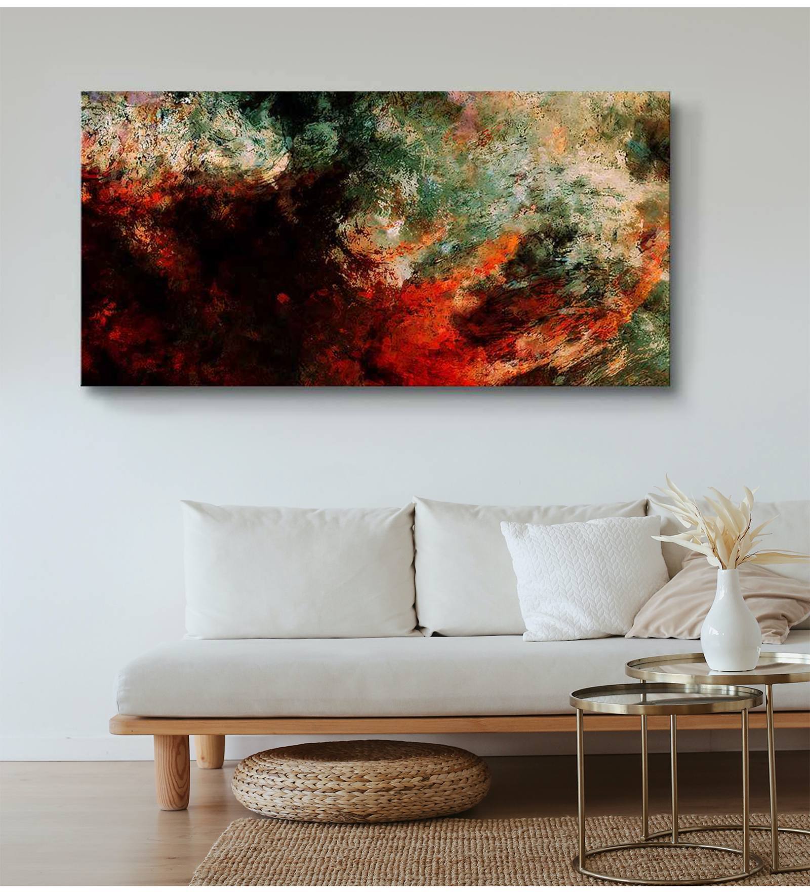 Wooden Stretched Canvas Framed Art Print