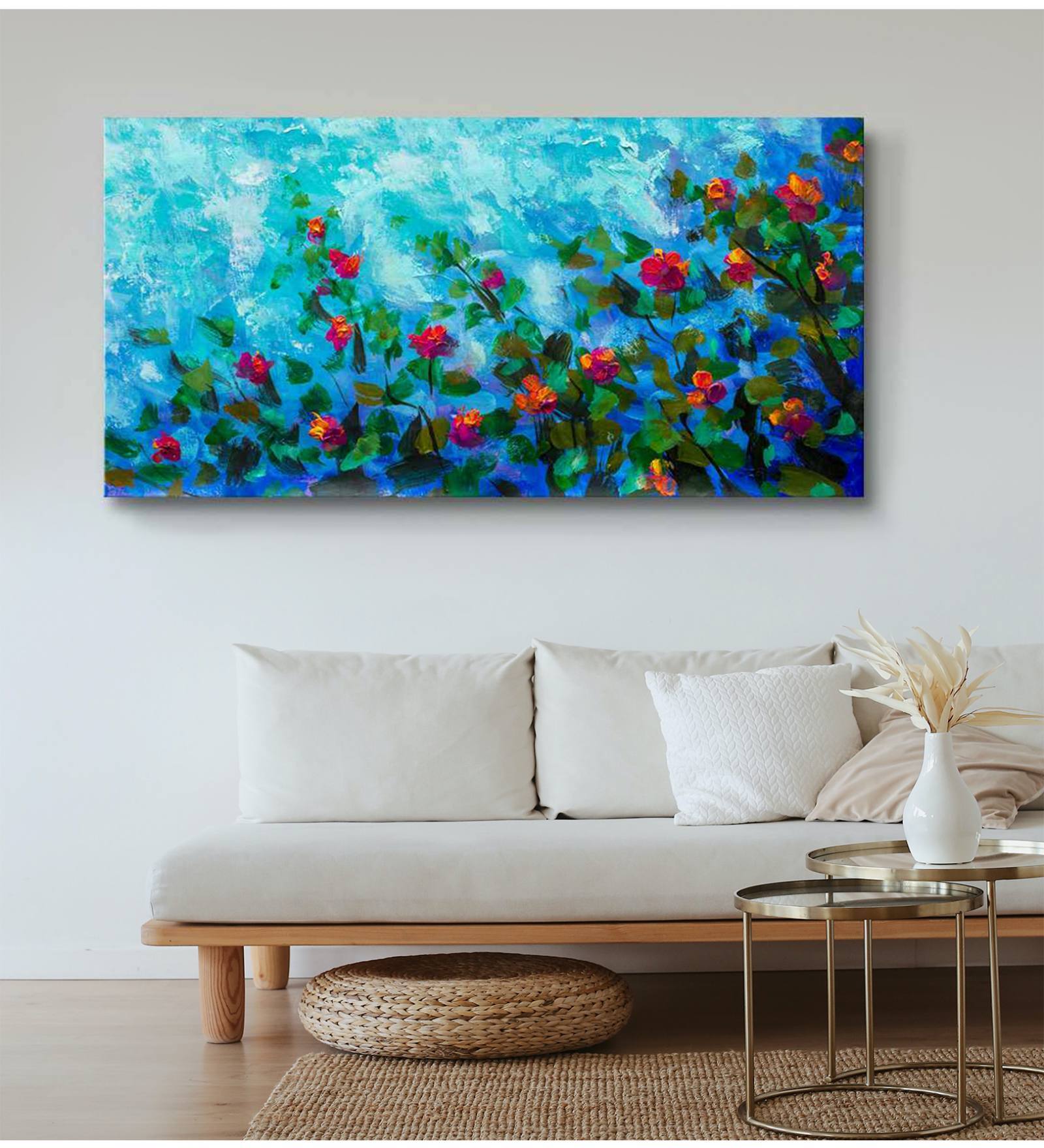 Wooden Stretched Canvas Framed Art Print