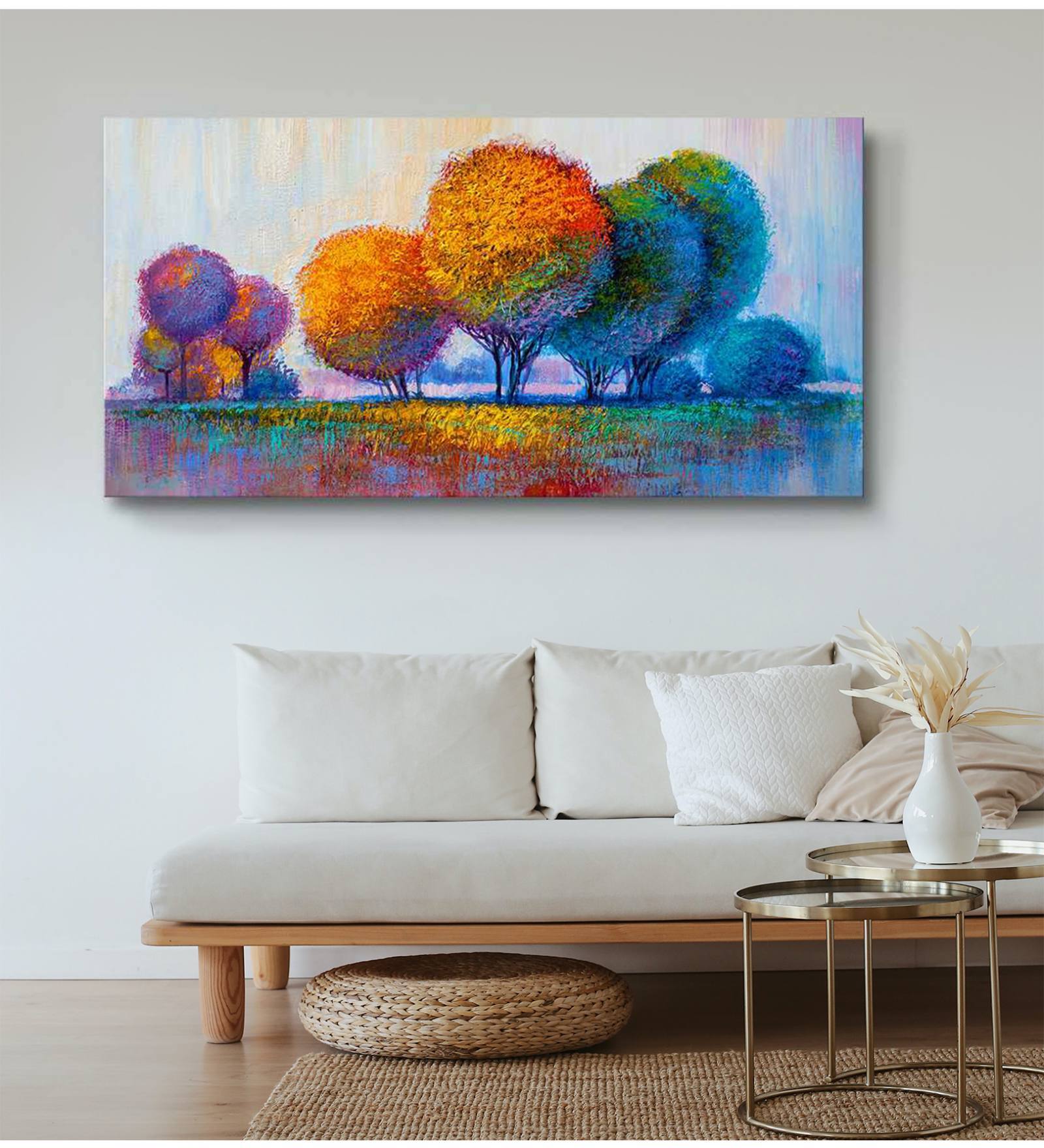 Wooden Stretched Canvas Framed Art Print