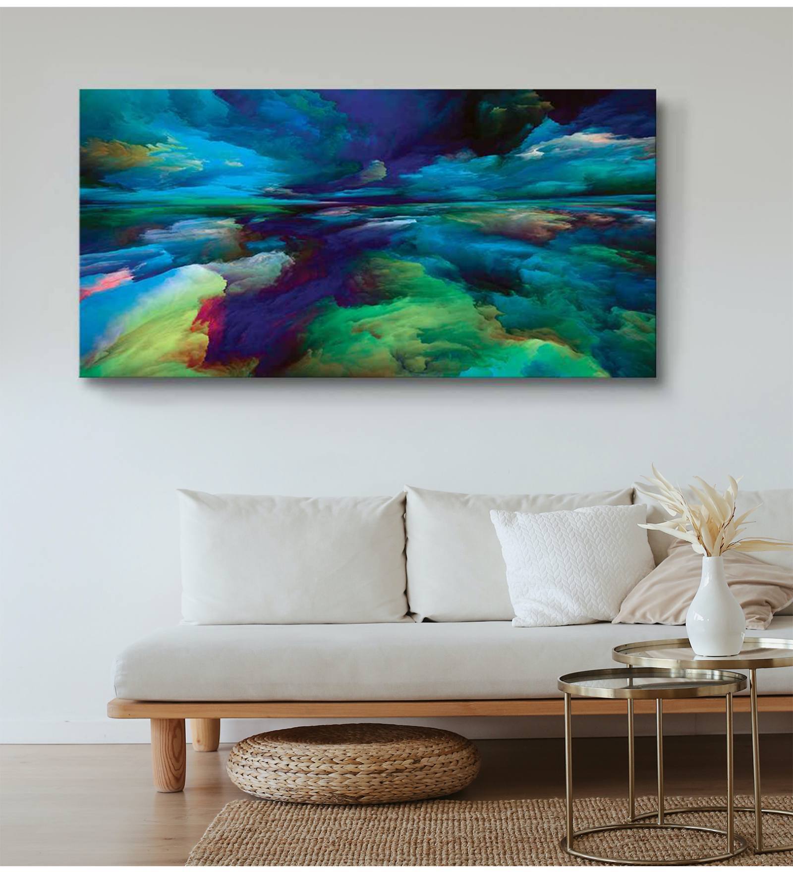 Wooden Stretched Canvas Framed Art Print