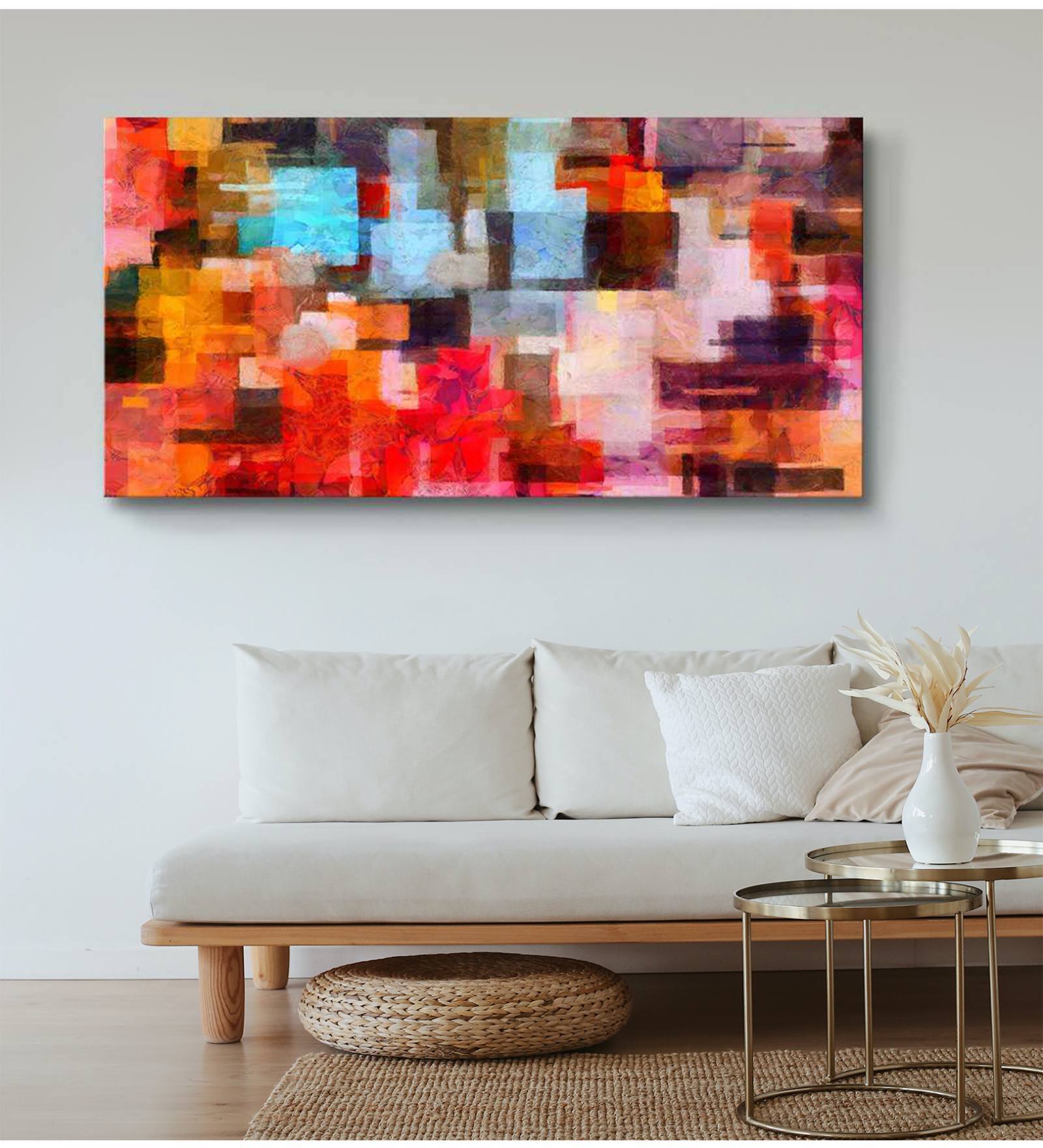 Wooden Stretched Canvas Framed Art Print