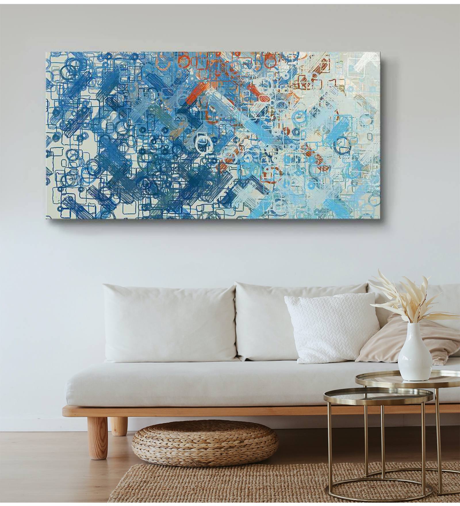 Wooden Stretched Canvas Framed Art Print