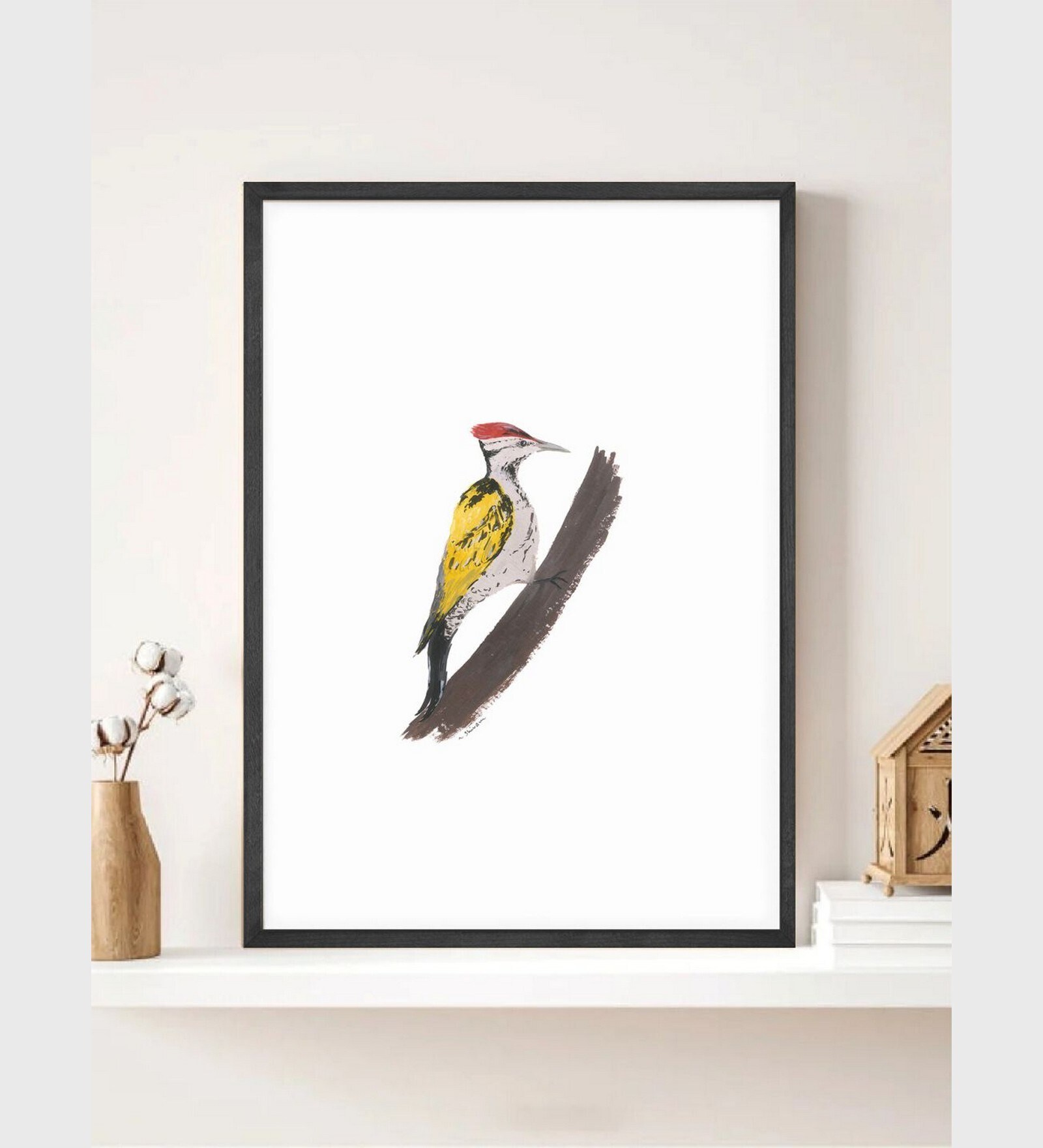 Woodpecker Bird Wall Art